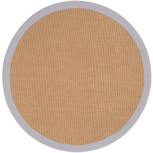 carpetfine Sisalkleed Sisal met gekleurd randdessin, antislip achterzijde