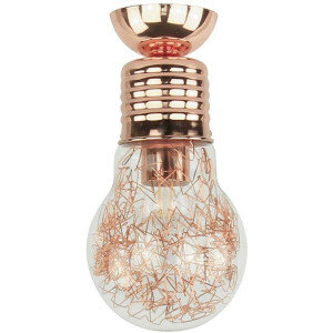 SPOT Light Plafondlamp Bulb Plafondlamp van metaal voor de woon- en eetkamer (1 stuk)