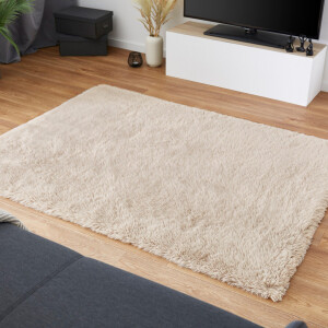 Andiamo Vloerkleed Alpa Uni kleuren, microvezel, bijzonder zacht & knuffelig, slaapkamer