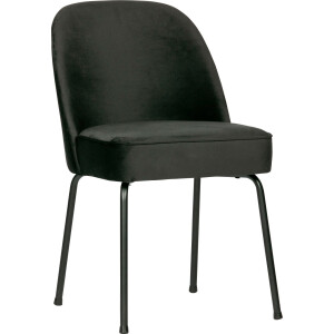 WOOOD Eetkamerstoel Stockholm Gestoffeerde stoel, 4-poots metalen frame, breedte 50 cm (set, 2 stuks)