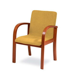Home affaire Eetkamerstoel LINA707 Extra-comfort, vlekbestendig weefsel, massief hout (1 stuk)