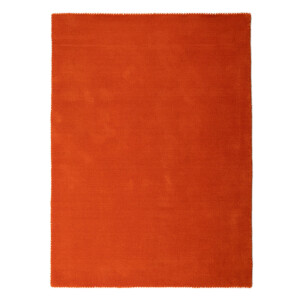 carpetfine Wollen kleed Gabbeh Lola Uni met natuurlijk plantaardig materiaal handgeweven, ook in rond