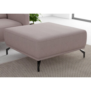 sit&more Hocker Bailando met binnenvering en zwarte, matte metalen poten