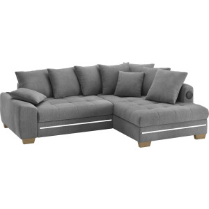 Mr. Couch Hoekbank Nikita II, L-vorm met koudschuim, rgb-led, geluidssysteem, optioneel met bed, bedlade