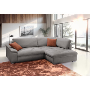 exxpo - sofa fashion Hoekbank Casa Grande incl. bedfunctie, bedlade en rugkussen, comfortabel