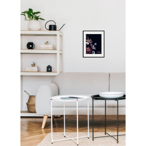 queence Wanddecoratie Luise HD premium posterdruk incl. houten lijst (1 stuk)