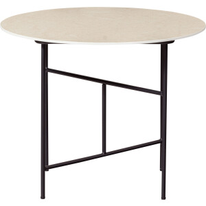 WOOOD Salontafel VIDA met marmeren tafelblad, slank metalen frame