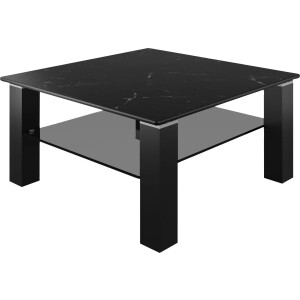 Eve Collection Salontafel oprolbaar, legplank, keramiek op glas