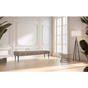 Places of Style 3-zitsbank Amber met capitonnage, in verschillende stofsoorten