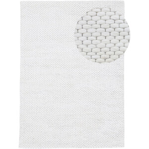 carpetfine Wollen kleed Sina Handgeweven tapijt, 100% wol, gemêleerd, handgeweven, zacht & knuffelig