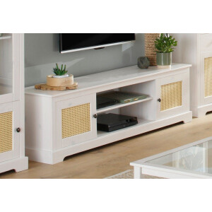 Home affaire Tv-meubel LINDA Commode met weide-deurenfronten, mooie metalen grepen, breedte 175 cm