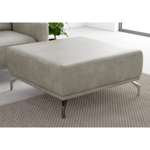 sit&more Hocker Bailando met binnenvering en gesatineerde nikkel poten