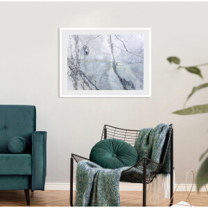 queence Wanddecoratie ADELE HD premium posterdruk incl. houten lijst (1 stuk)