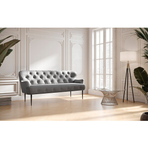 Places of Style 3-zitsbank Amber met capitonnage, in verschillende stofsoorten