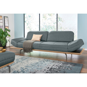 Creation BY ROLF BENZ 3-zitsbank CR.420, design bank, loungesofa in 2 kwaliteiten, houten frame in eiken natuur of noten, breedte 232 cm