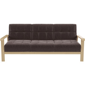 sit&more 3-zitsbank Billund Armleuningen van natuurlijk beukenhout, verschillende bekledingen en kleuren
