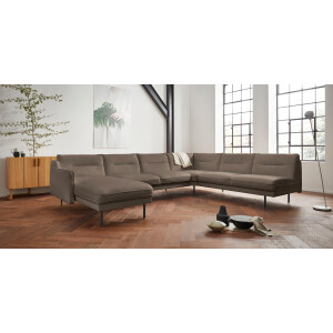 andas Zithoek Nordfyn U-vorm chic design in 3 stofkwaliteiten, design by morten georgsen