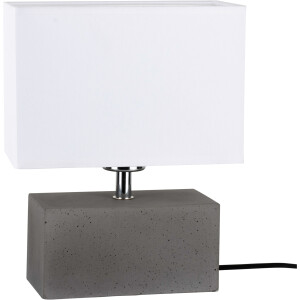 SPOT Light Tafellamp STRONG double Voortreffelijke materialen: echt beton en lampenkap van stof (1 stuk)