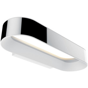 Paulmann Led-wandlamp LED Wandlamp Agena IP44 20W Chroom/Wit mat dimbaar (1 stuk)