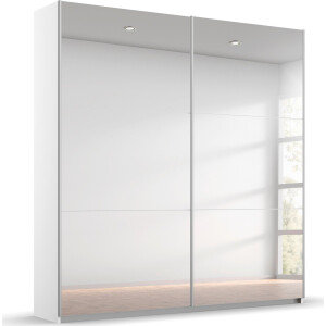 rauch Zweefdeurkast Kledingkast kast garderobe REFLECT inclusief praktische binneninrichting met 2 stoffen dozen made in germany