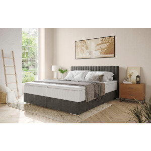 Mr. Couch Boxspring Thor met bedbodem, incl. matras, topverkoper Topmatras en sierkussen, in verschillende hardheden beschikbaar