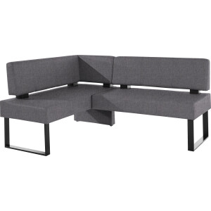 Home affaire Hoekbank Oliver met metalen frame, keukenbank verschillende hoezen cord eetkamerbank ottos choice
