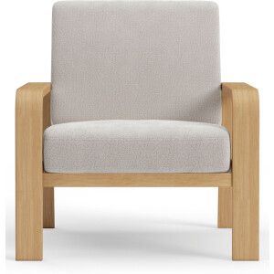 sit&more Fauteuil Kolding Armleuningen van natuurlijk beukenhout, verschillende bekledingen en kleuren