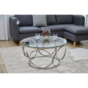 SalesFever Salontafel met designframe van roestvrij staal