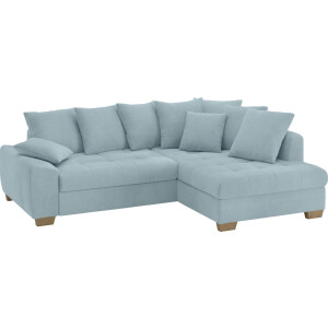 Mr. Couch Hoekbank Nikita II, L-vorm, tot 140kg per zitplaats belastbaar met koudschuim bekleding, optioneel met bed en bedlade