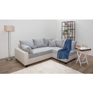 COLLECTION AB Hoekbank Parma L-vorm met slaapfunctie en bedlade, inclusief kussens, bonell-federkern