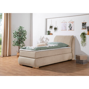 Home affaire Boxspring Breitenthal afneembare rugkussens met klittenband