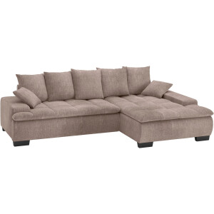 Mr. Couch Hoekbank Haiti II, L-vorm met koudschuim bekleding, optioneel met bed en bedlade