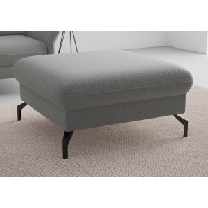 sit&more Hocker Fashion met binnenvering, met hoogwaardige, zwarte metalen poten