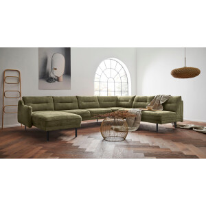 andas Zithoek Nordfyn U-vorm chic design in 3 stofkwaliteiten, design by morten georgsen