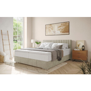 Mr. Couch Boxspring Thor met bedbodem, incl. matras, topverkoper Topmatras en sierkussen, in verschillende hardheden beschikbaar