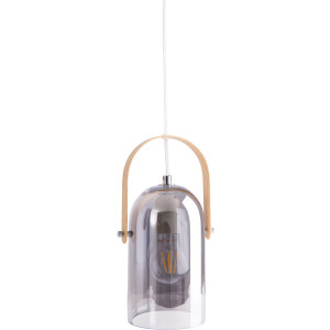 näve Hanglamp Vidrio 1x e27 max. 40 w,glas colour:smoke/silver, mirrored, natural, chroom (1 stuk)