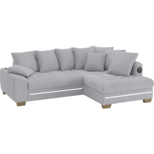 Mr. Couch Hoekbank Nikita II, L-vorm met koudschuim, rgb-led, geluidssysteem, optioneel met bed, bedlade