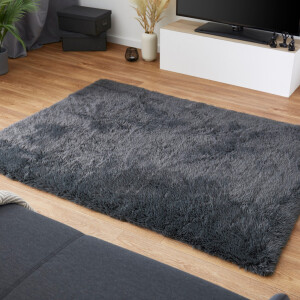 Andiamo Vloerkleed Alpa Uni kleuren, microvezel, bijzonder zacht & knuffelig, slaapkamer