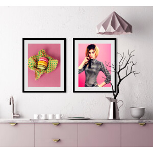 SalesFever Salontafel met houtfineer (2 stuks)