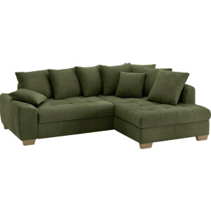 Mr. Couch Hoekbank Nikita II, L-vorm, tot 140kg per zitplaats belastbaar met koudschuim bekleding, optioneel met bed en bedlade
