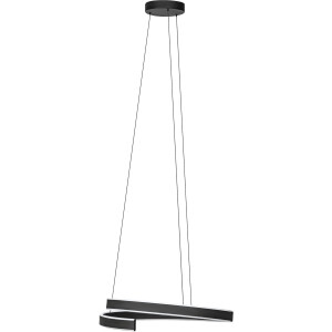 EGLO Hanglamp ANDABAIA-Z Hanglamp in zwart van aluminium, staal - 42,5W - warmwit - koudwit (1 stuk)