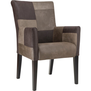 Home affaire Stoel met armleuningen King Bekleding van microvezel