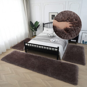 Guido Maria Kretschmer Home&Living Set slaapkamerkleedjes Micro exclusieve tapijt, zeer hoge pool, zacht door microvezel