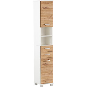 welltime Hoge kast Palermo, breedte 30 cm Verwisselbare deurstop, metalen beslag