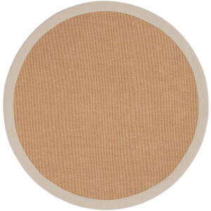 carpetfine Sisalkleed Sisal met gekleurd randdessin, antislip achterzijde