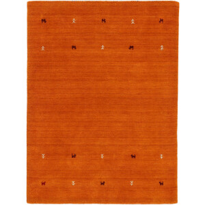 carpetfine Wollen kleed Gabbeh Uni, ook als loper verkrijgbaar