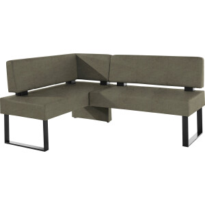 Home affaire Hoekbank Oliver met metalen frame, keukenbank verschillende hoezen cord eetkamerbank ottos choice