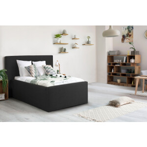 INOSIGN Gestoffeerd bed DALINA rechtlijnig hoofdbord, in 5 breedten, ook in 220 cm lengte