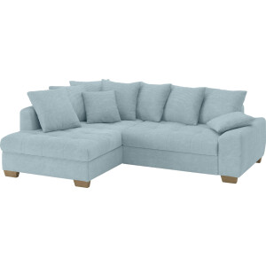 Mr. Couch Hoekbank Nikita II, L-vorm, tot 140kg per zitplaats belastbaar met koudschuim bekleding, optioneel met bed en bedlade
