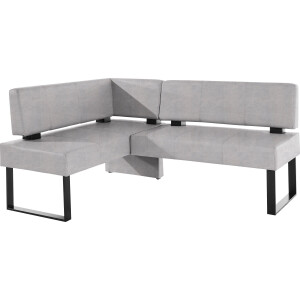 Home affaire Hoekbank Oliver met metalen frame, keukenbank verschillende hoezen cord eetkamerbank ottos choice